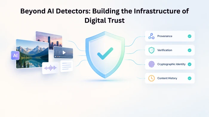 Beyond AI Detectors: Building the Infrastructure of Digital Trust