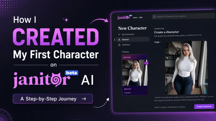 How I Created My First Character on Janitor AI: A Step-by-Step Journey