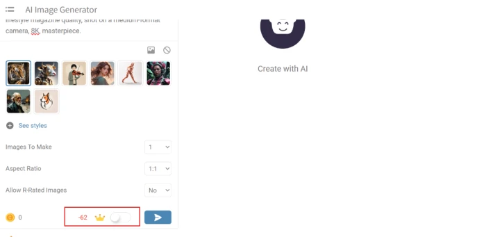 Hotpot.ai AI Art Generator paywall screen revealed when attempting tool use showing subscription requirement despite free positioning marketing claim documenting second marketing discrepancy pattern