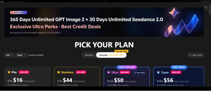 TopView.ai template workflow premium tier indicator matching platform-wide subscription model access architecture for generation output