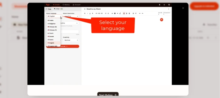 Rytr tutorial video library exposing onboarding content covering platform navigation AI Writer configuration tone selection use case templates variants and creativity level parameters for first time users learning platform depth