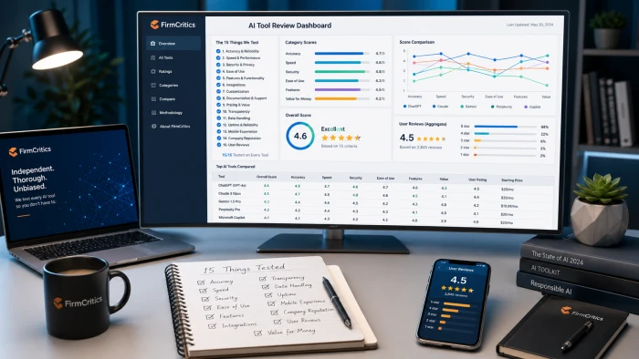 Inside the FirmCritics Review Process: 15 Things Tested on Every AI Tool