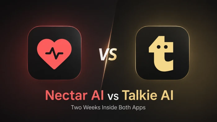 Nectar AI vs Talkie AI: Two Weeks Inside Both Apps
