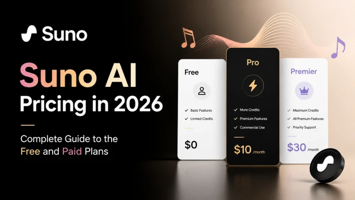 Suno AI Pricing in 2026: Complete Guide to the Free and Paid Plans