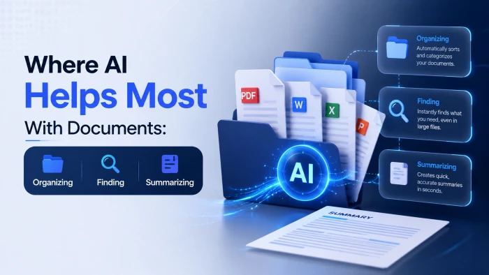 Where AI Helps Most With Documents: Organizing, Finding, and Summarizing Information